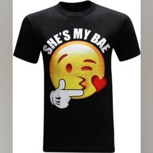 Black Emoji Graphic T-Shirt